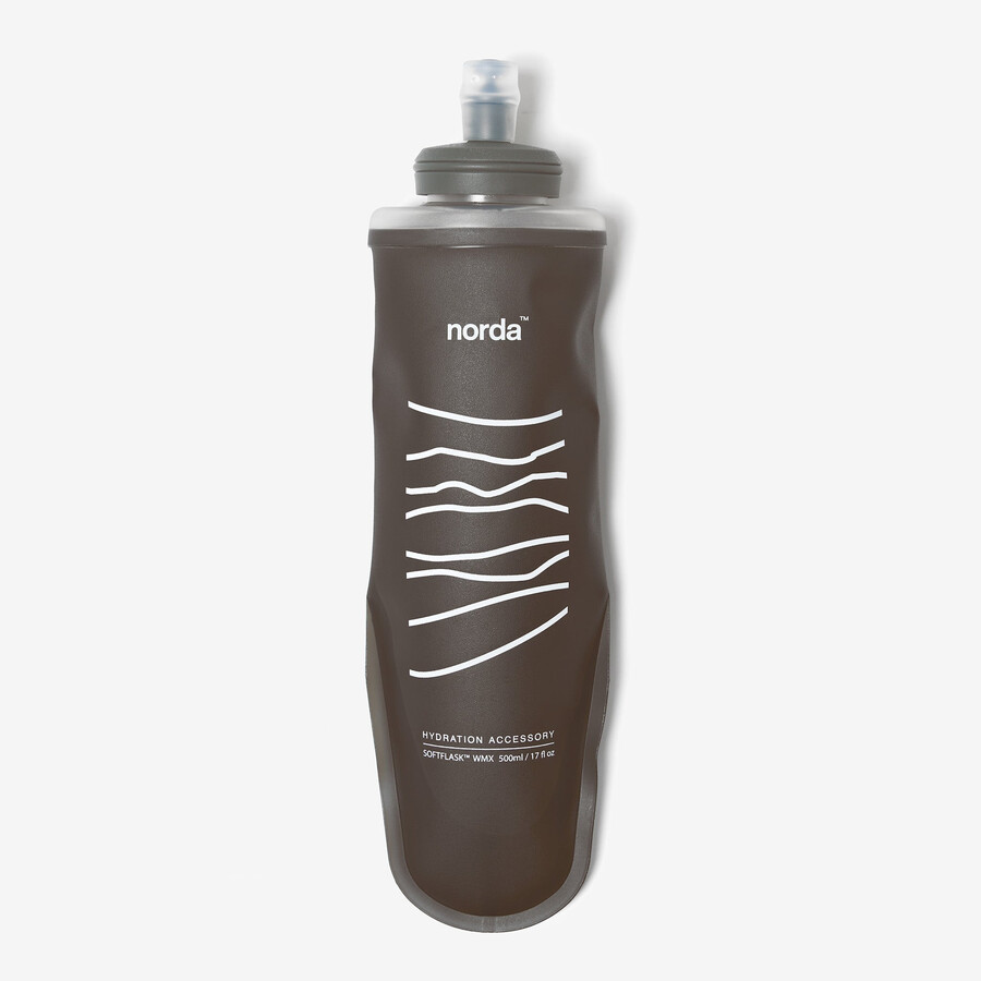 hydreringsflaska - rökkvarts brun softflask wmx 500ml
